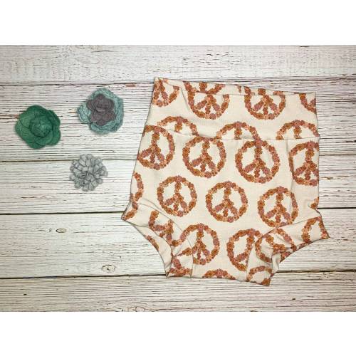 Peace and Love High Waisted Bummies; Golden June Bummies; Golden June Shorties; Boho Bummies; Boho Baby; Golden June Fabric