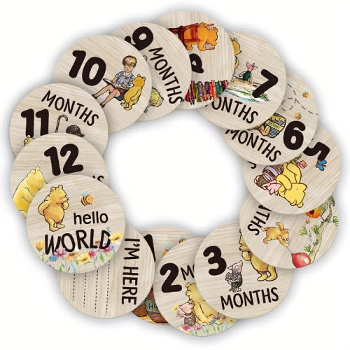 milestones 1 12 months milestone cards double sided - Tem