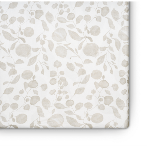 Oilo Leaf Crib Sheet