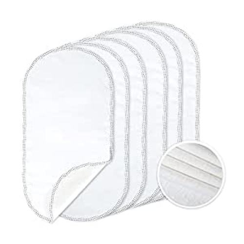 Amazon.com: TILLYOU 6PK Larger Softer Changing Pad Liners Waterproof, 27" x 13" Washable Reusable Flannel Cotton Changing Table Cover Liners Leakproof, Portable Baby Changing Mat for Boys Girls, White : Baby