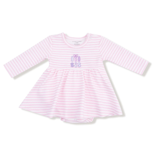 Green Bean Baby Boutique - Long Sleeve Play Bodysuit - Lil Sis