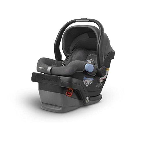 MESA Infant Car Seat - JORDAN (charcoal mélange|merino wool) + MESA Base, 1 Count (Pack of 1) - charcoal melange