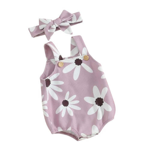 BIG DAISIES Romper - Hazel & Bo
