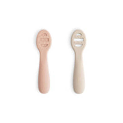 First Feeding Baby Spoons 2-Pack – Mushie