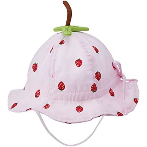 Baby Sun Hat Toddler Summer Beach UPF 50+ Sun Protection Bucket Hats for Baby Girls Infant Beach Hat with Wide Brim Kids Caps