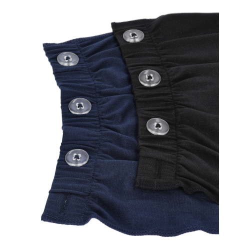 Time and Tru Maternity Adjustable Button Pants Extenders 2-Pack Cotton Spandex