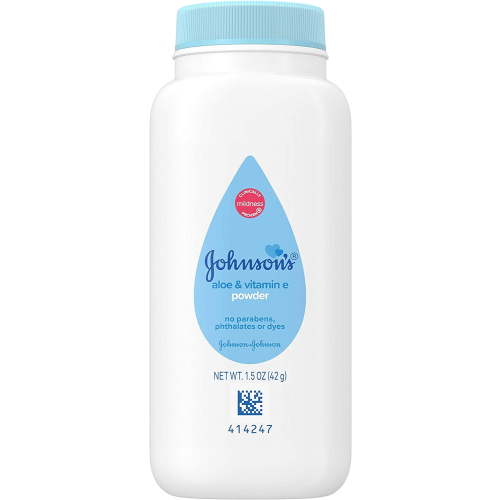 GFDYREE JOHNSON'S Baby Powder, Soothing Aloe & Vitamin E 1.50 oz