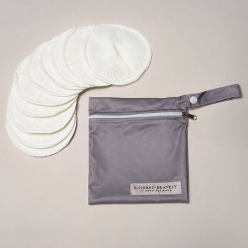Kindred Bravely Organic Viscose from Bamboo Breast Pads Twilight Busty - 10pk