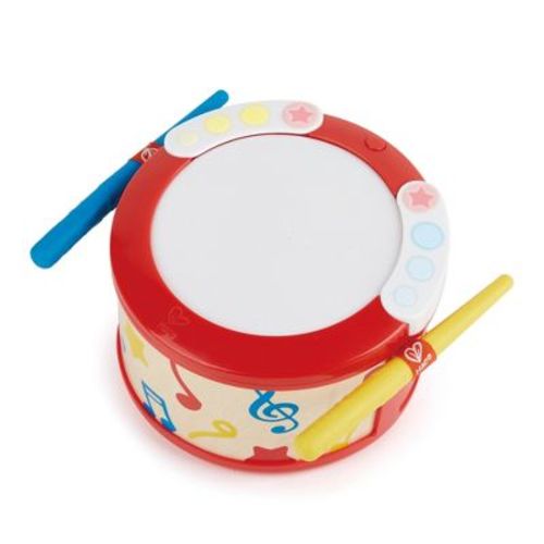 Hape Electronic Drum Musical Instrument Toy W/ Lights & Guided Play