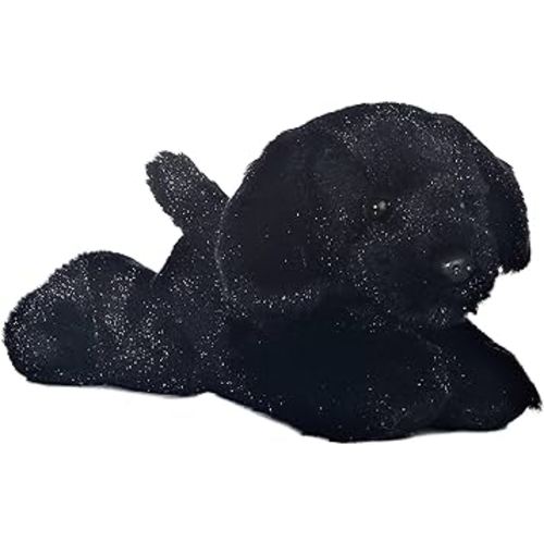 Aurora® Adorable Mini Flopsie™ Blackie™ Stuffed Animal - Playful Ease - Timeless Companions - Black 8 Inches
