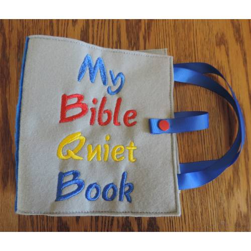 My Bible Quiet Book and 2 book pages