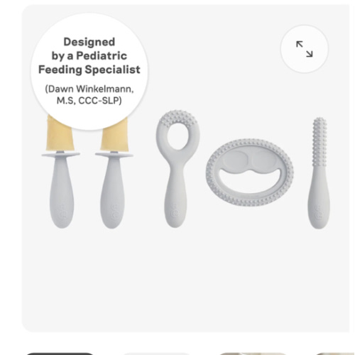 Pre-feeding Set by ezpz / Oral Development Tools and Tiny Pops Bundle