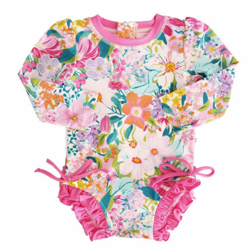 Long Sleeve Rash Guard With Ruffle Bottom | Best Sellers