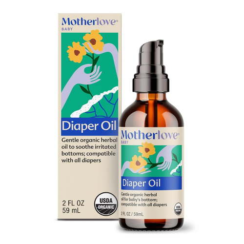 Motherlove, Diaper Oil, 2 oz, Vegan Soothing Herbal