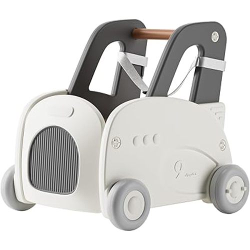 honourfun 4 in 1 Baby Walker Push Toy, Baby Push Walker with Adjustable Speed & Non-Slip Wheels, Walking Toys for 1 Year Old Learning to Walk,Push Walking Baby Toys Storage Cart Birthday Gifts