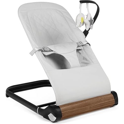 Baby Bouncer Chair - Comfortable Support for Your Little One's Blissful Moments (Normal, Light Grey)