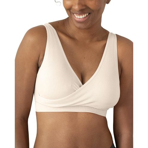 Kindred Bravely Sublime Adjustable Crossover Nursing Bra for Breastfeeding, Wireless Maternity