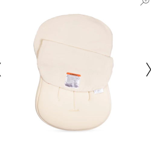 Lounger Curve Muslin Cover | Natural