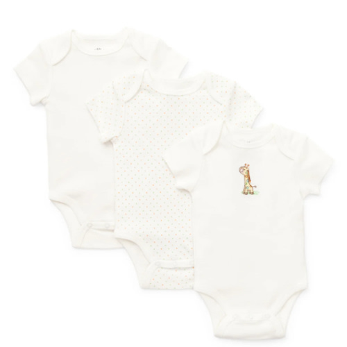 Giraffe 3-Pack Bodysuits