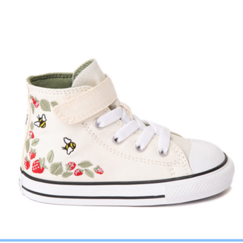 Converse Chuck Taylor All Star 1V Hi Berries And Bees Sneaker - Baby / Toddler - Natural | Journeys