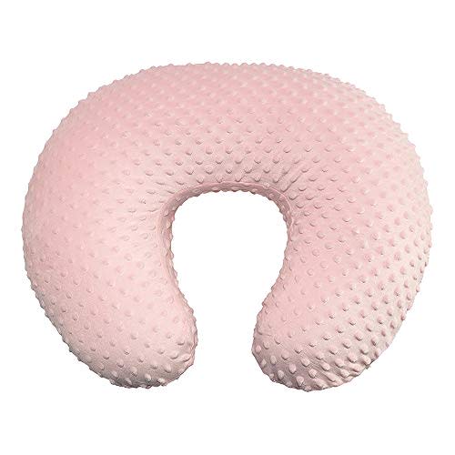 OWLOWLA Nursing Pillow Cover, Breastfeeding Pillow Slipcover Fits Nursing Pillow for Baby Boy Girl(Blush Pink)