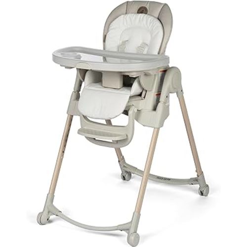 Maxi-Cosi Minla 6-in-1 High Chair Classic Classic Oat: Portable and Foldable Baby High Chair, 6-in-1 Highchair for Babies and Toddlers