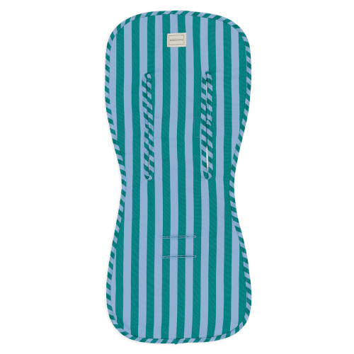Green + Sky Blue Stroller Mat · Minicoton