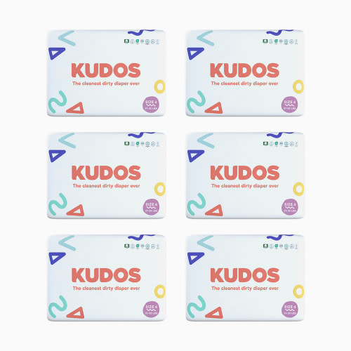 Kudos Diapers, Monthly Supply - Size 4, 162 Count