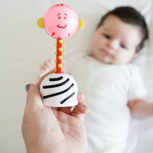 SmartNoggin NogginStik Developmental Light-up Rattle and Parent Guide