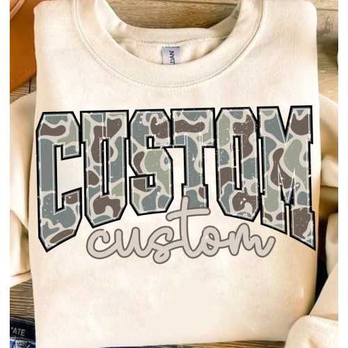 Harrison Noble Blake Old Camo Name Bubble