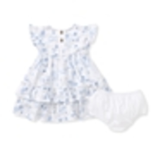 Santorini Baby Girl Dress & Diaper Cover
