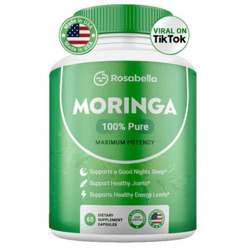 Rosabella Moringa Capslues 60 Count 1 Pack