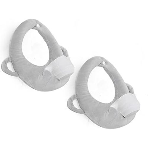 2 Pack Baby Pillow,Breastfeeding Pillow,Nursing Cushion for Bottle Feeding Comfort,Arm & Wrist Relief Pillow for Infant Care（Gray）