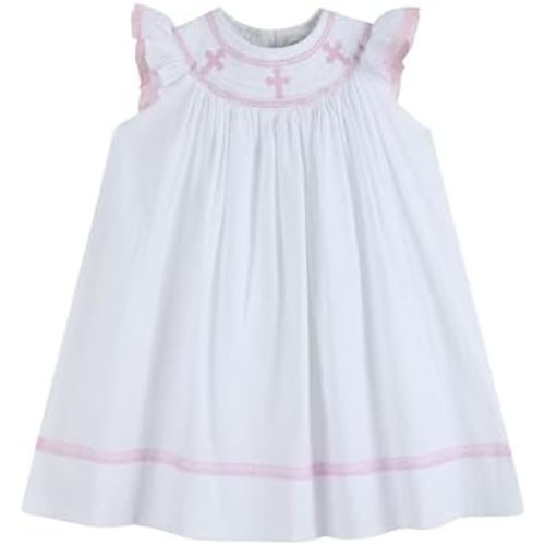 Baby and Girls Smocked Bishop Dress