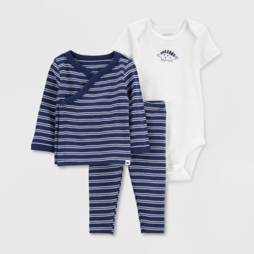 Carter's Just One You® Baby Boys' 3pc Sunshine Top & Bottom Set - Navy Blue, Size: 6M