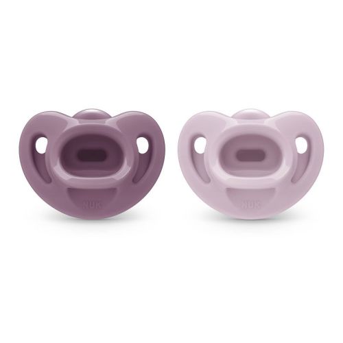 NUK for Nature Comfy 100% Silicone Pacifier 0-6months - 2ct