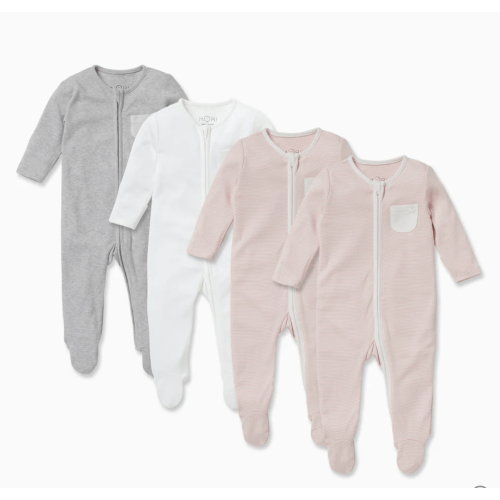 Clever Zip Baby Pajamas 4 Pack