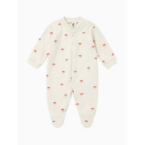 Baby Sleepsuit in Mushroom