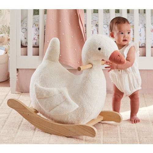 Duckling Plush Nursery Rocker