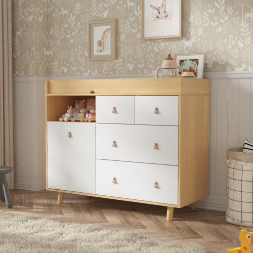 Isabelle & Max™ Modern Changing Table Dresser With Strong Storage | Wayfair