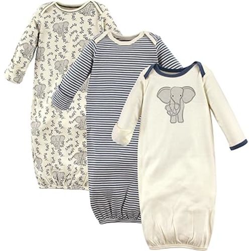 Touched by Nature Unisex Baby Organic Cotton Gowns