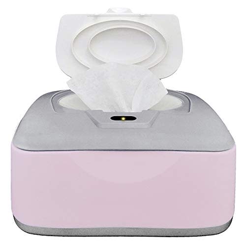 GOGO pure Baby Wet Wipes Warmer & Dispenser, Holder and Case - Purple, Playful/Cute, with Easy Press On/Off Switch, Holds 100 Wipes, Worldwide Use