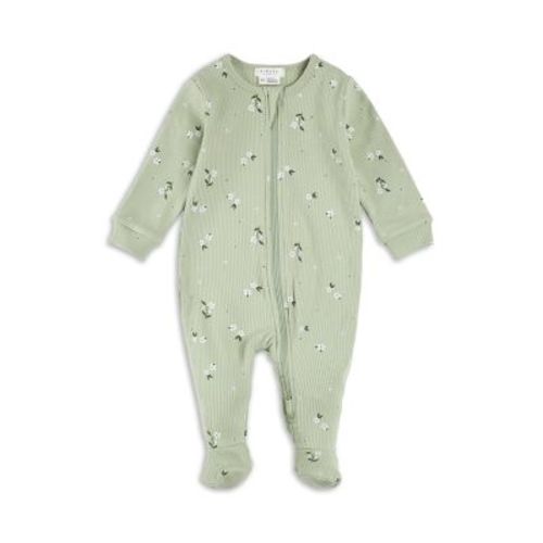 Girls' Ditsy Floral Print Sleeper Footie - Baby