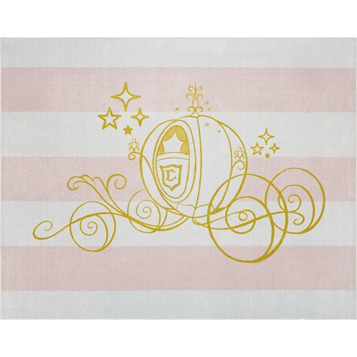 Disney Cinderella Carriage White Rug