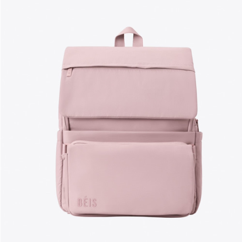 BÉIS 'The Ultimate Diaper Backpack' in Atlas Pink - Best Pink Backpack Diaper Bag