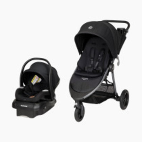 Maxi-Cosi Gia XP Luxe 3-Wheel Travel System - Midnight Black