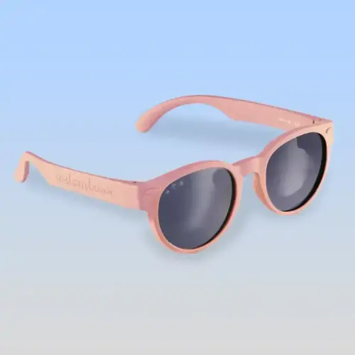 Kicks and Giggles Baby Round Sunglasses Polarized | Blush Pink | 0-24M - Kicks and Giggles
