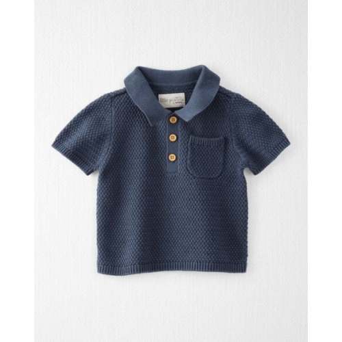 Baby Organic Cotton Sweater Knit Polo - Little Planet | Carter's