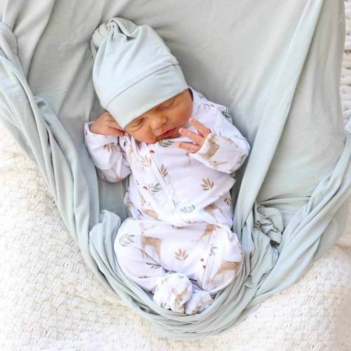 Finley's Fawn Zipper Footie