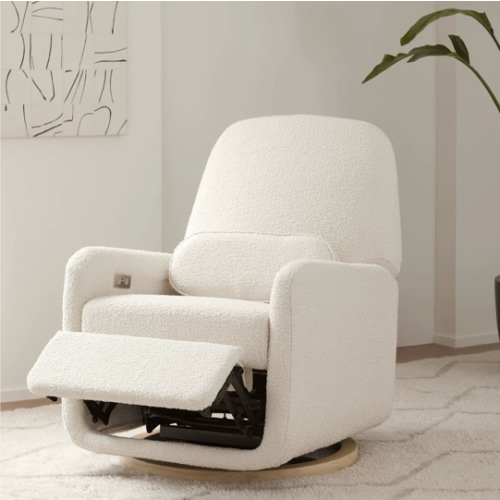 Arc Recliner & Swivel Glider w/ USB | Babyletto